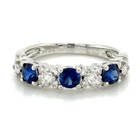 1.07ct tw Blue Sapphire & Diamond Ring