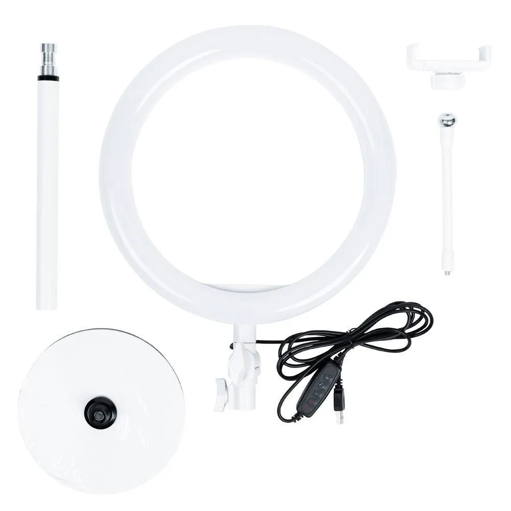 10" White LED Table Ring Light - Opaluxe (DEMO STOCK)