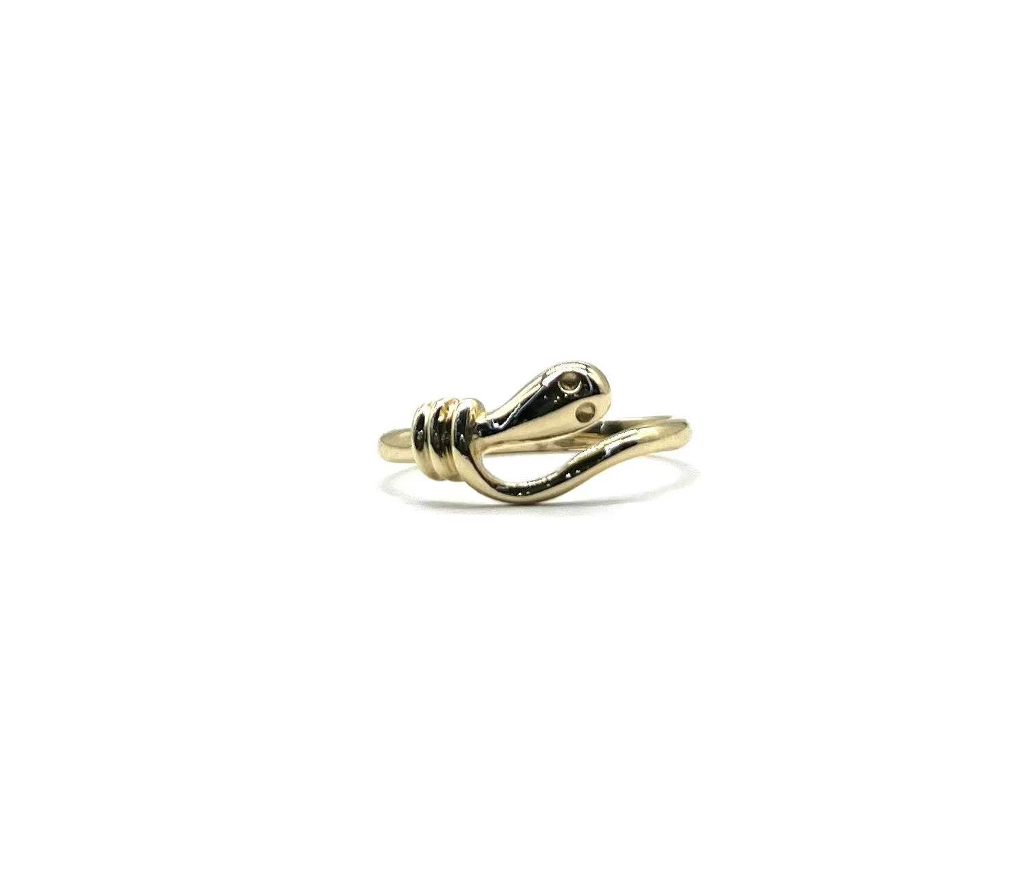 14k Yellow Gold Snake Ring