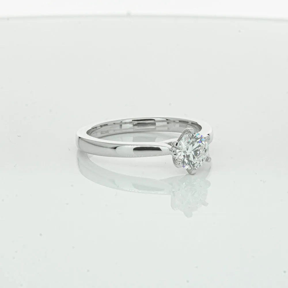 18ct White Gold .50ct Diamond Capri Ring