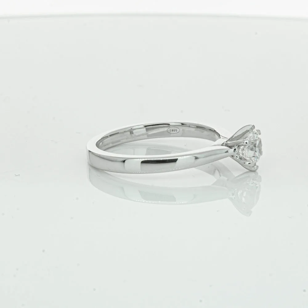 18ct White Gold .50ct Diamond Capri Ring