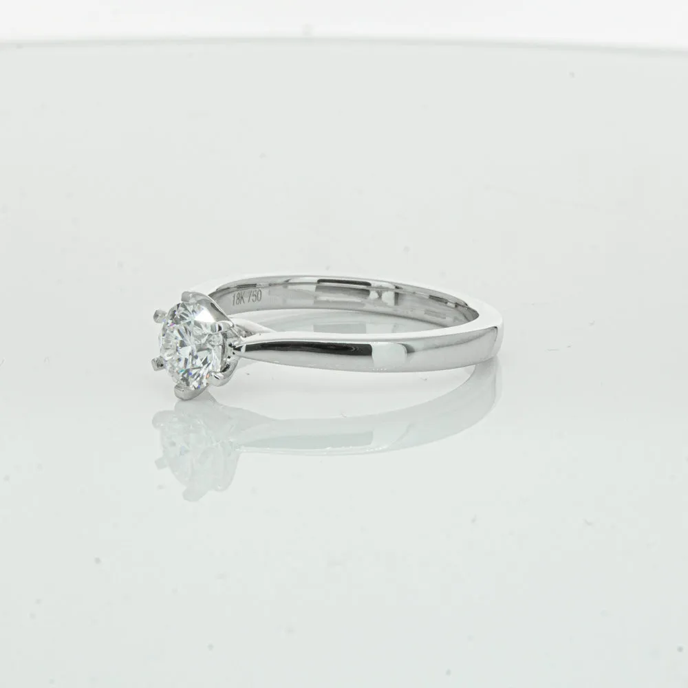 18ct White Gold .50ct Diamond Capri Ring