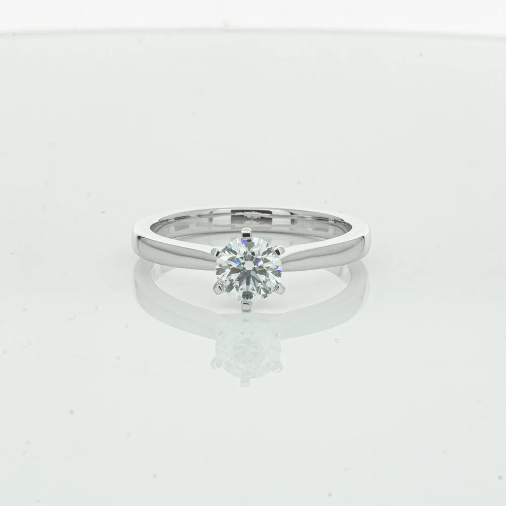 18ct White Gold .50ct Diamond Capri Ring