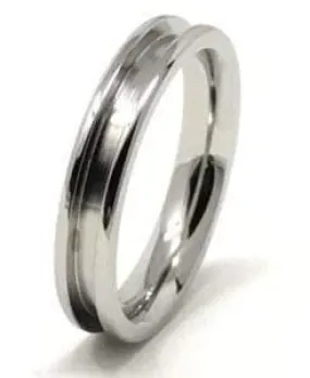 4mm Inlay Stainless Steel Ring Core