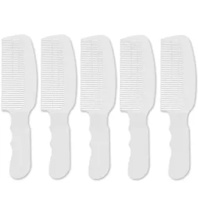 5 Units Wahl Flat Top Comb White #3329-100