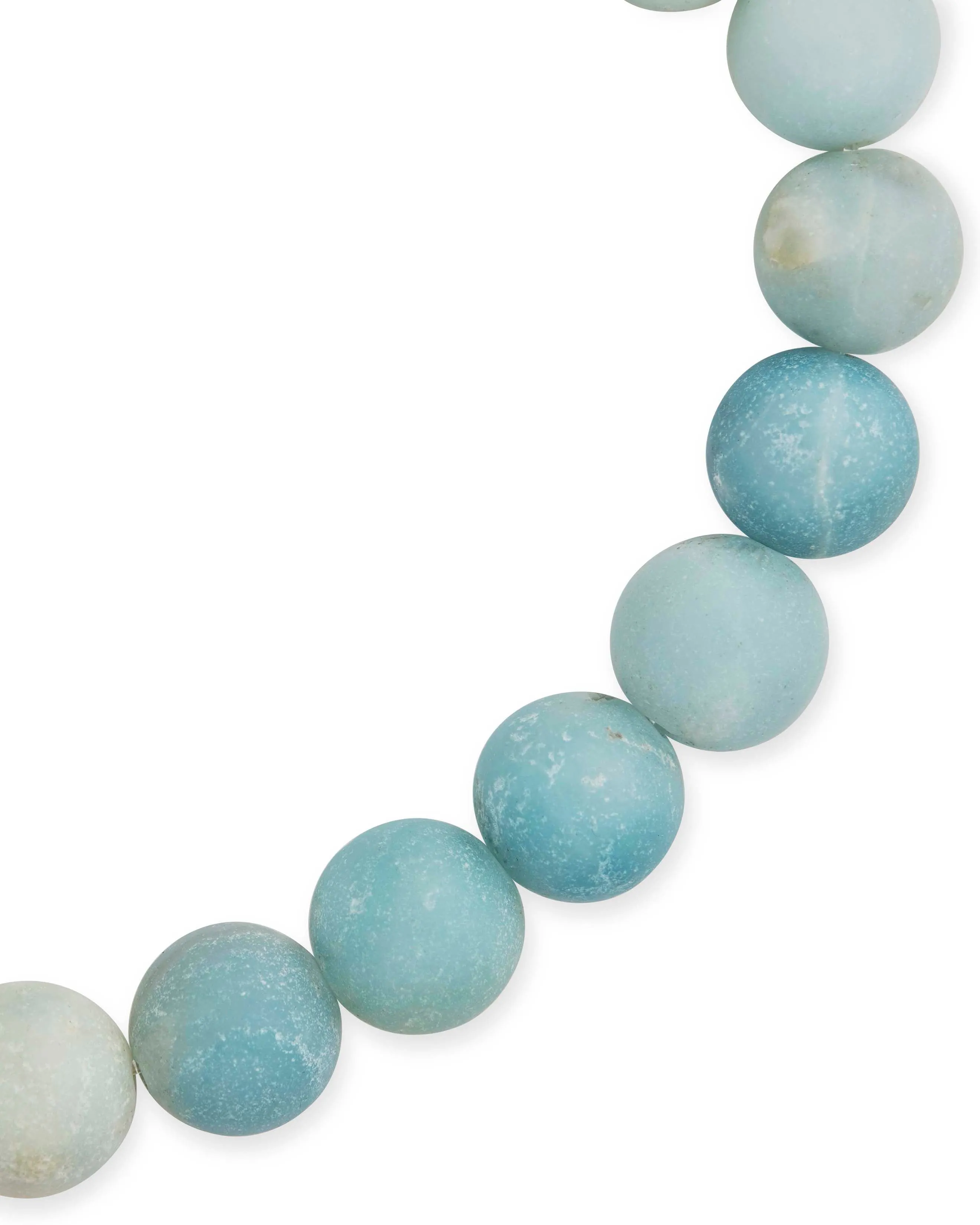 Amazonite-Quartz Beaded Stretch Bracelet