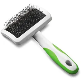 Andis Firm Slicker Brush, White/Lime Green - Large