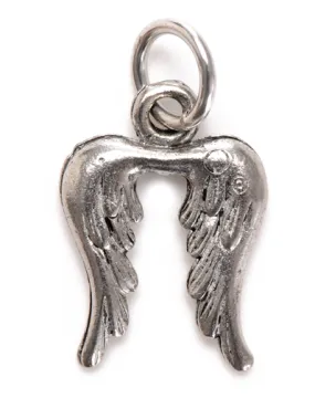 Angel Wings Charm Silver or Gold