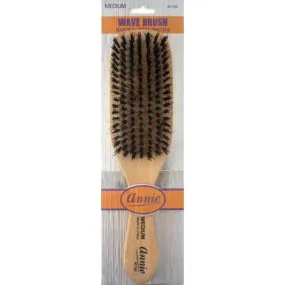 Annie Medium Wave Boar Bristle Brush Light Brown (2160)