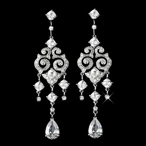 Arisha Crystal Chandelier Earrings