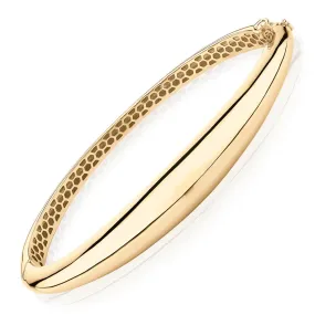 Bangle in 10 carat yellow gold