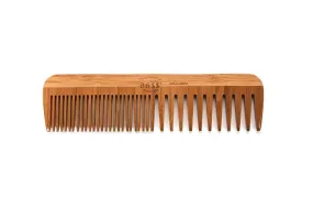 Bass Brush Wide & Narrow Tooth Bamboo Comb