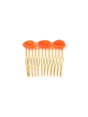 BEACH RAVE HAIR COMB (NEON ORANGE)