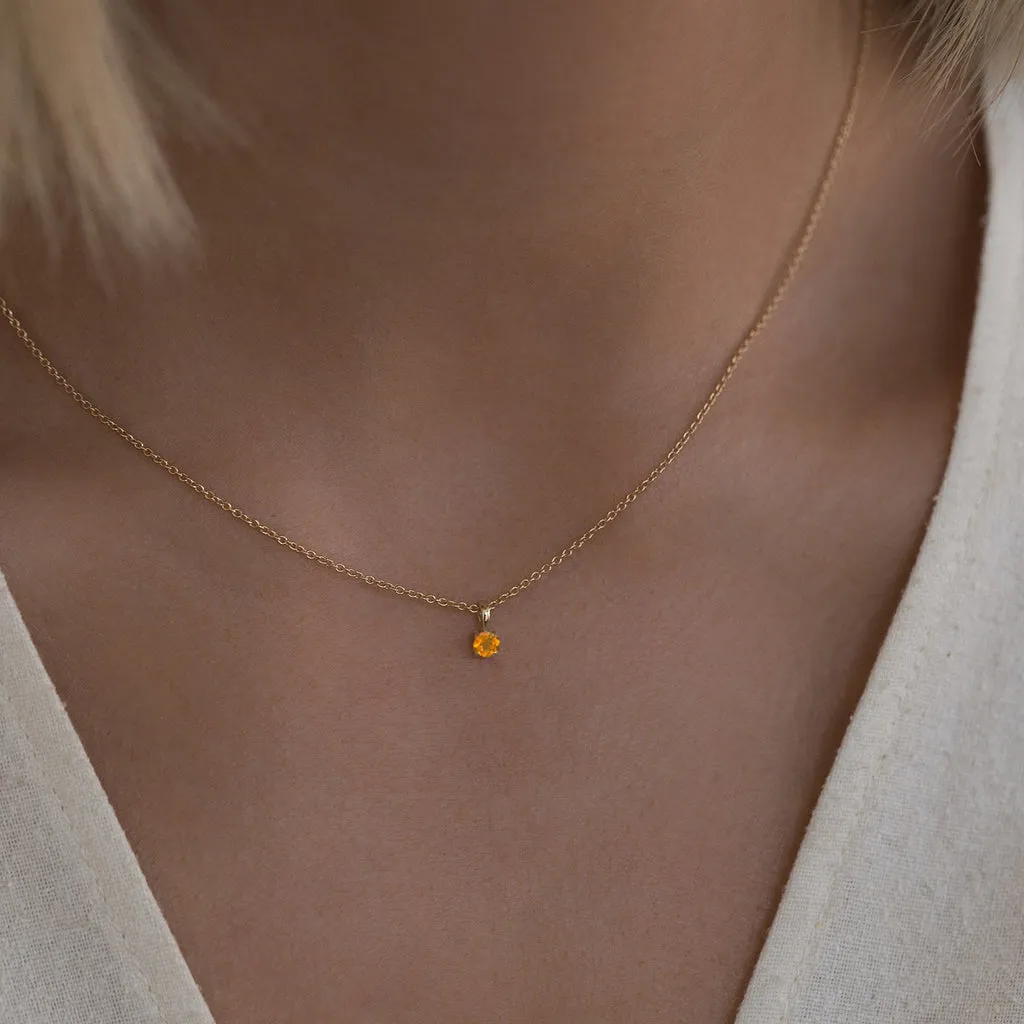 Birthstone Necklace | November