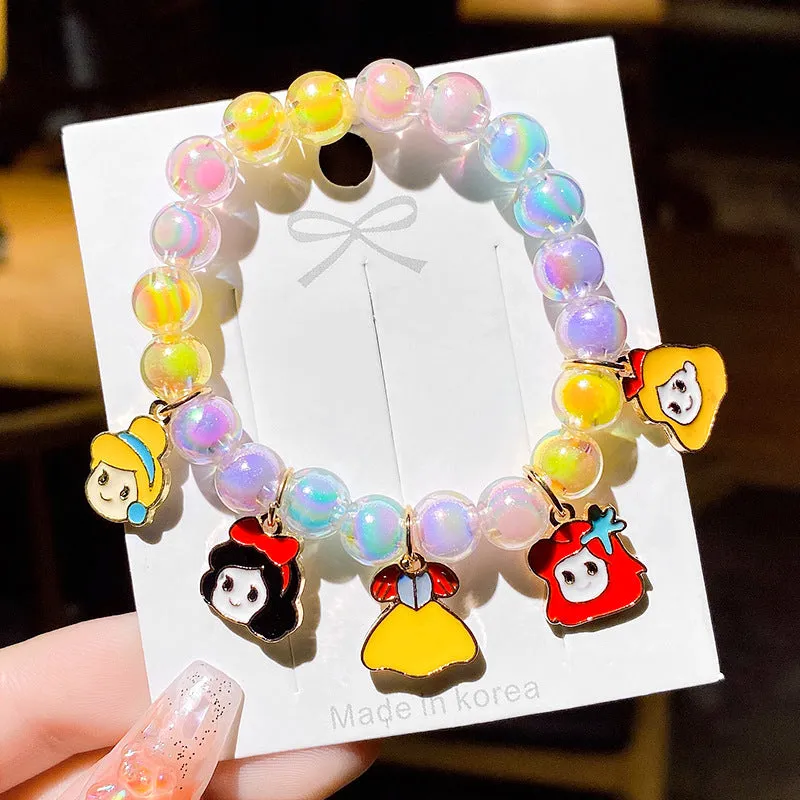 Bracelet Children Bracelet String Beads Crystal Female Cute Student Girlfriends Girl Fashion Princess