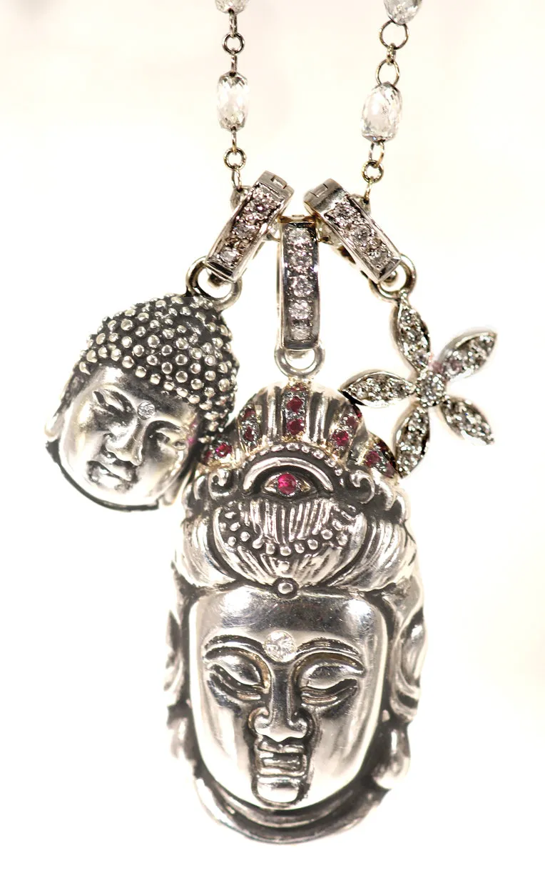 'Buddha of Compassion' 18kt White Gold