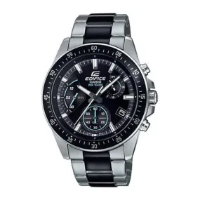 Casio Edifice Standard Chronograph Black Ion Plated Stainless Steel Band Watch EFV540SBK-1A EFV-540SBK-1A