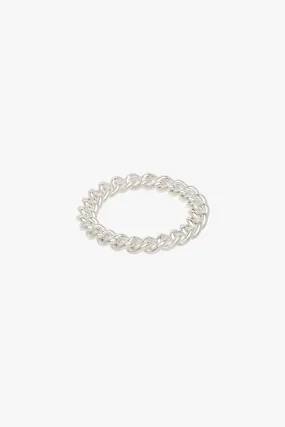 Chain ring silver