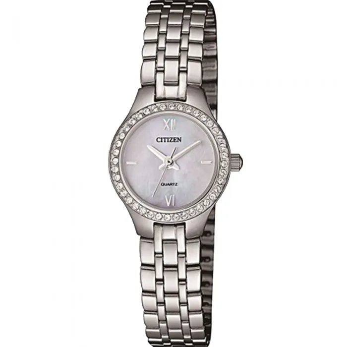 Citizen EJ614057D Silver Swarovski Crystal Ladies Watch