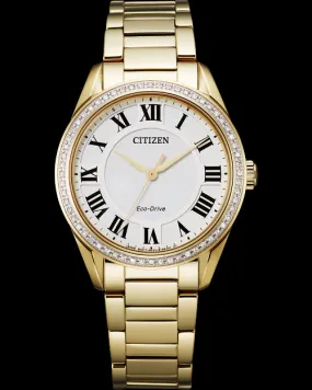 Citizen Women's Arezzo 32mm Solar Quartz Eco-Drive Watch EM0882-59A