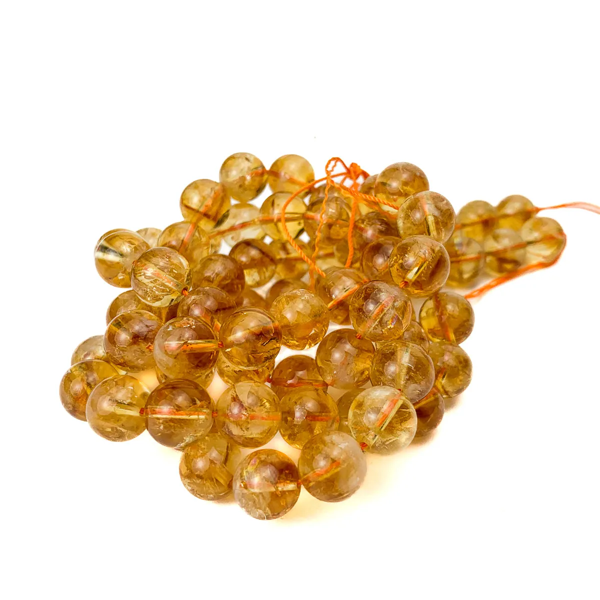 Citrine "AAA" 10mm Smooth Rounds