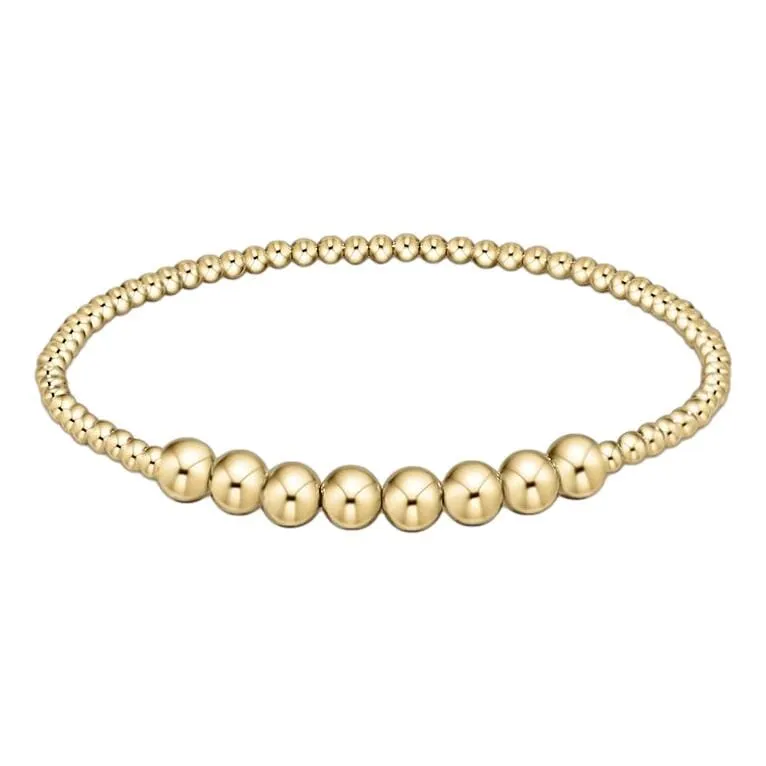 Classic Gold Beaded Bliss Bracelet - Gold