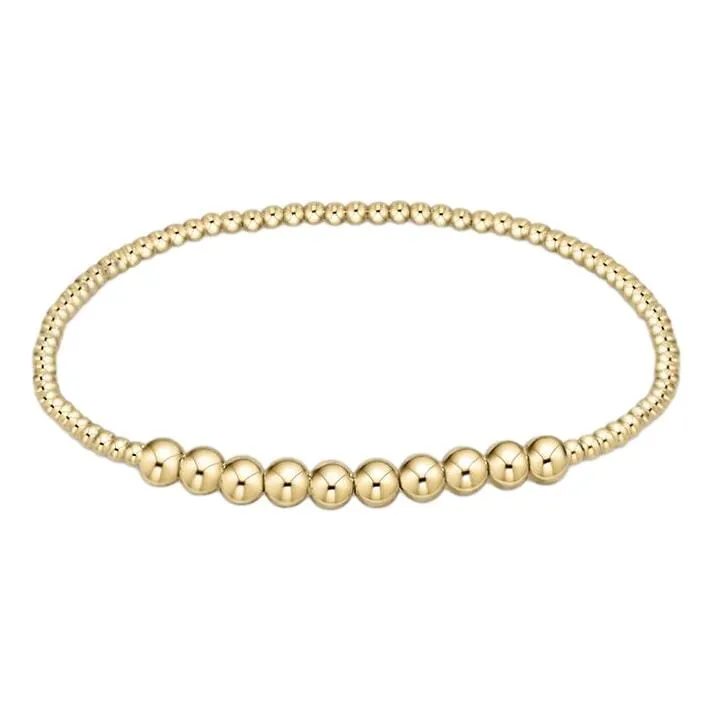 Classic Gold Beaded Bliss Bracelet - Gold