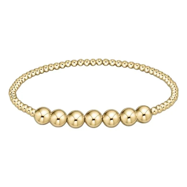 Classic Gold Beaded Bliss Bracelet - Gold