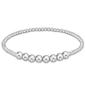 Classic Sterling Beaded Bliss 2.5mm Bracelet 5mm