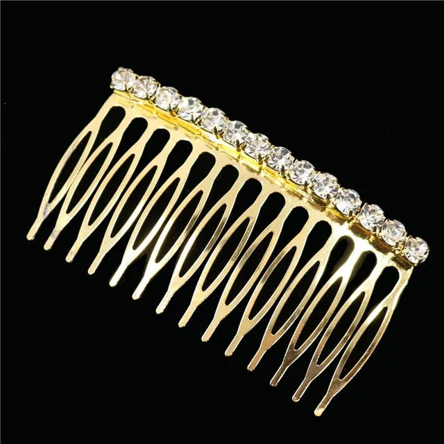 Crystal Pearl Wedding Hair Combs  Bridal  Accessories