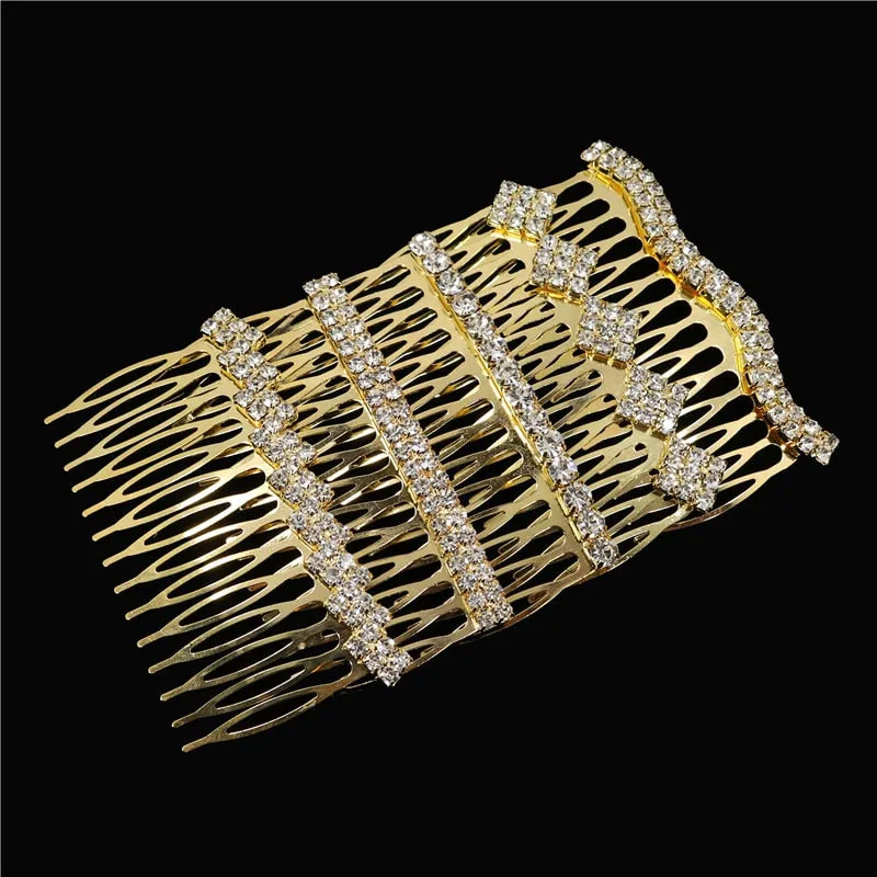 Crystal Pearl Wedding Hair Combs  Bridal  Accessories