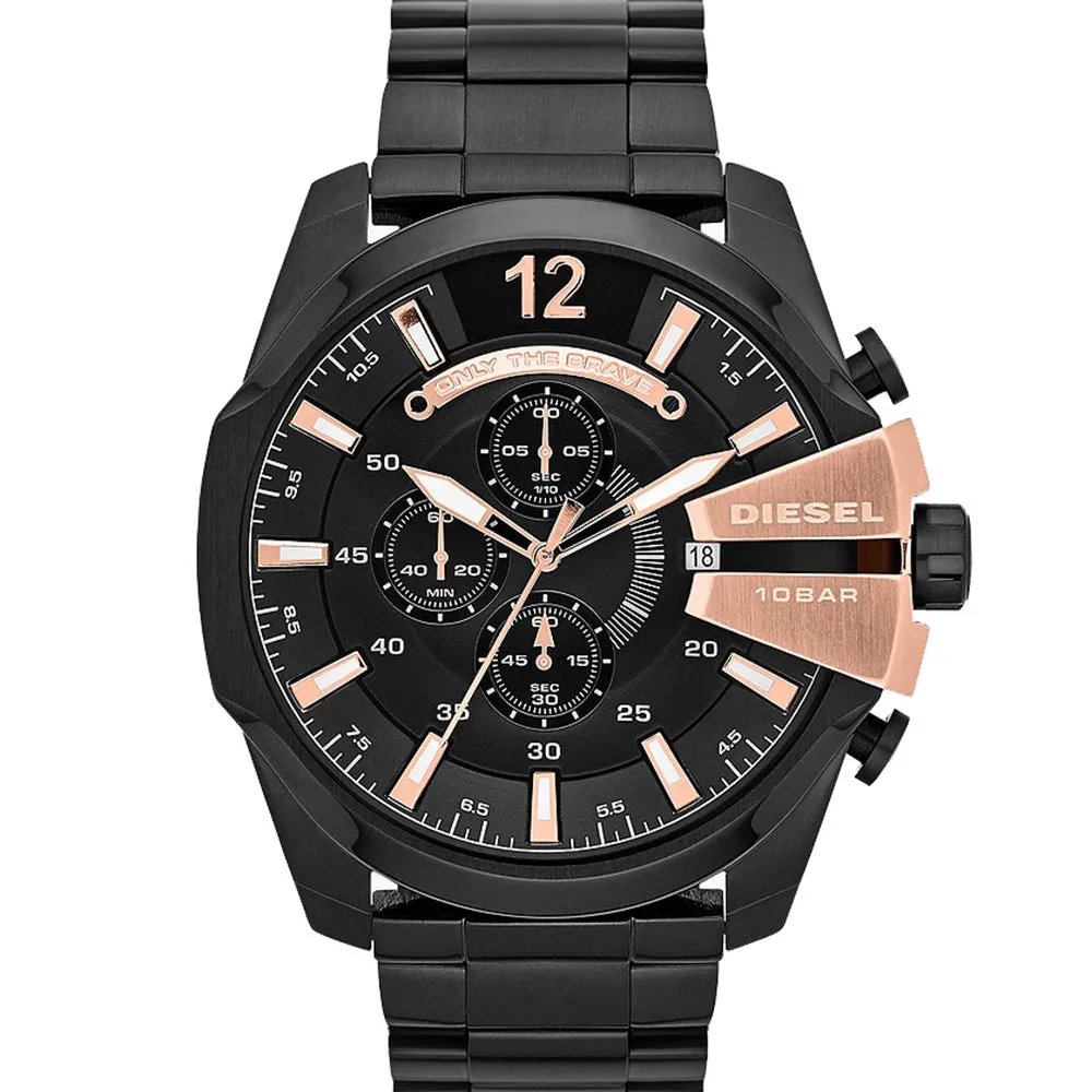 Diesel Mega Chief DZ4309 Chronograph Mens Black Watch