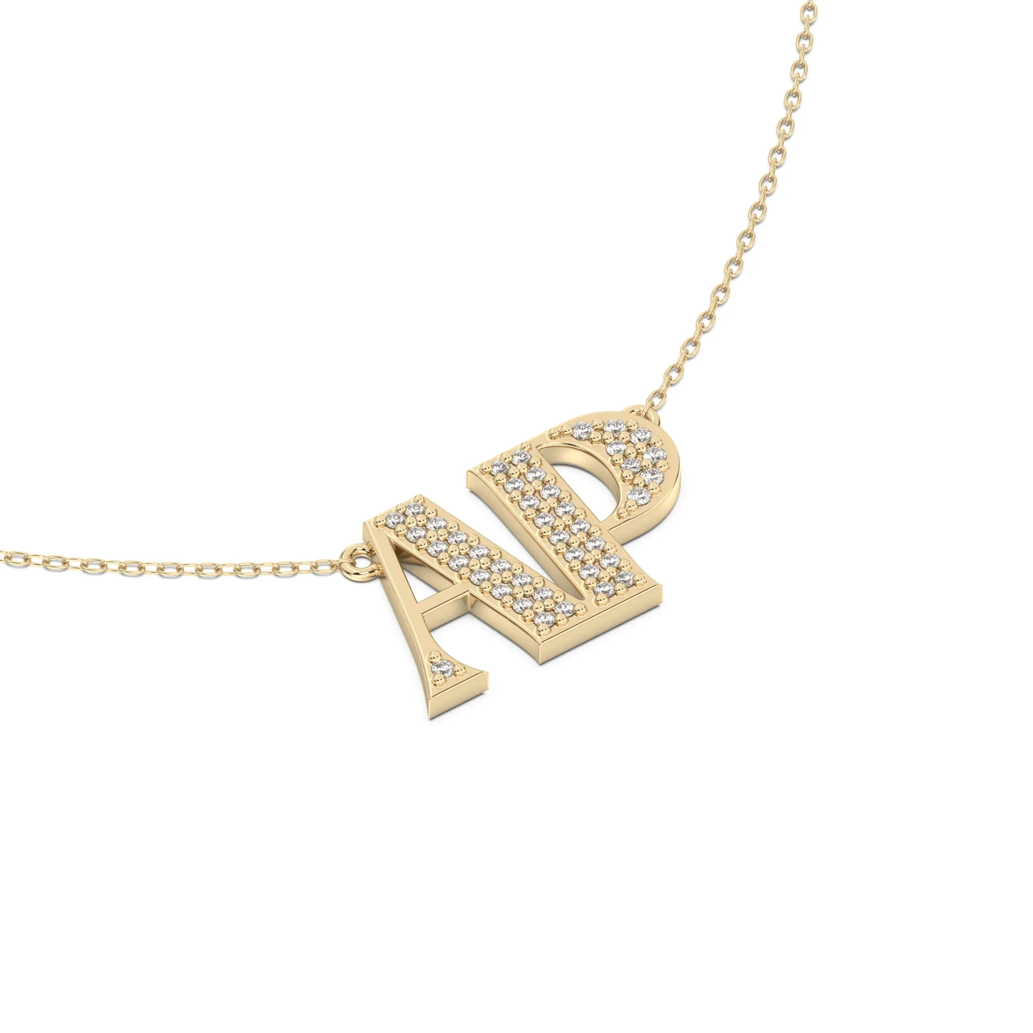 Double Initial Necklace