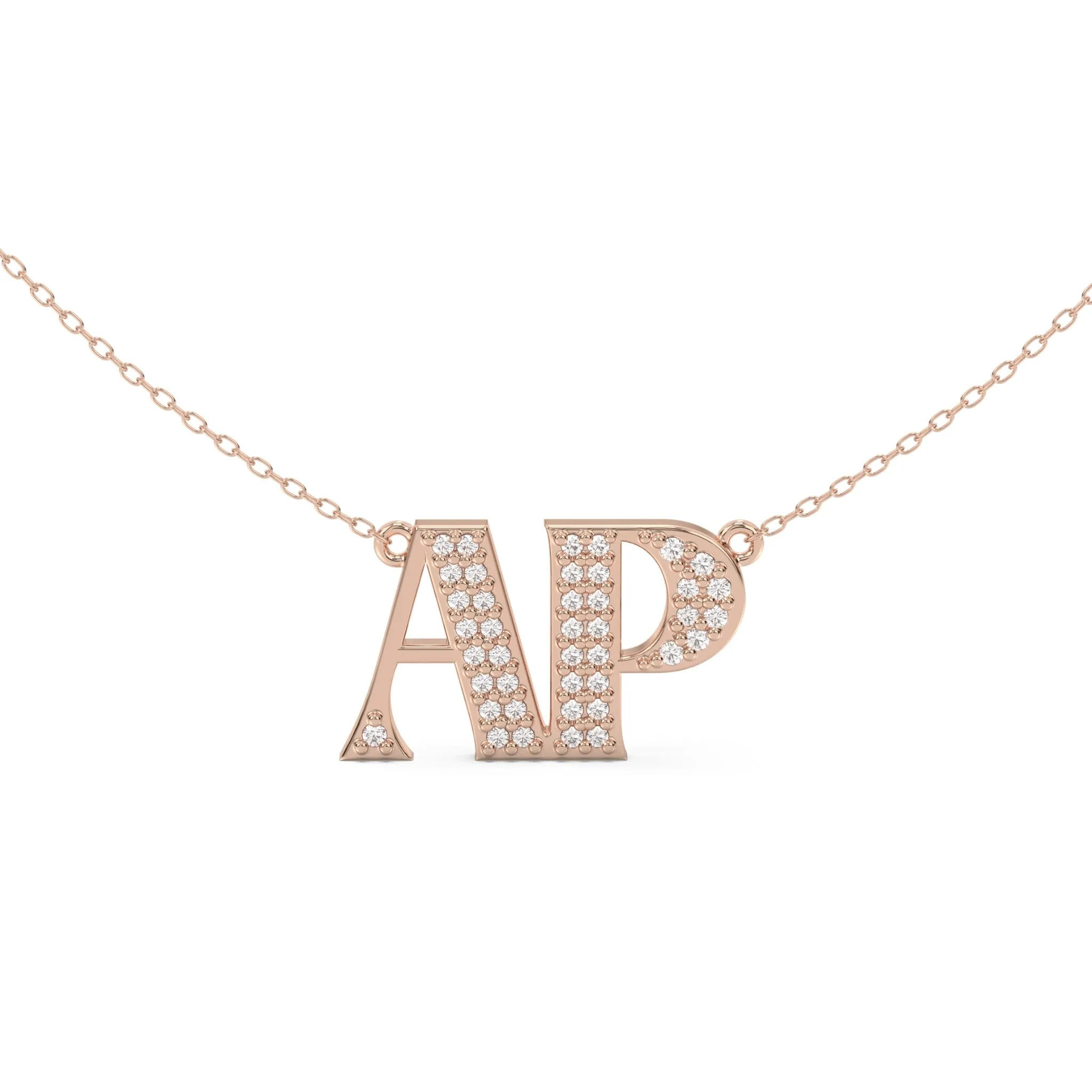 Double Initial Necklace