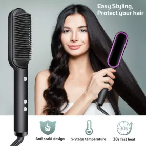 Electric Hair Straightener Comb