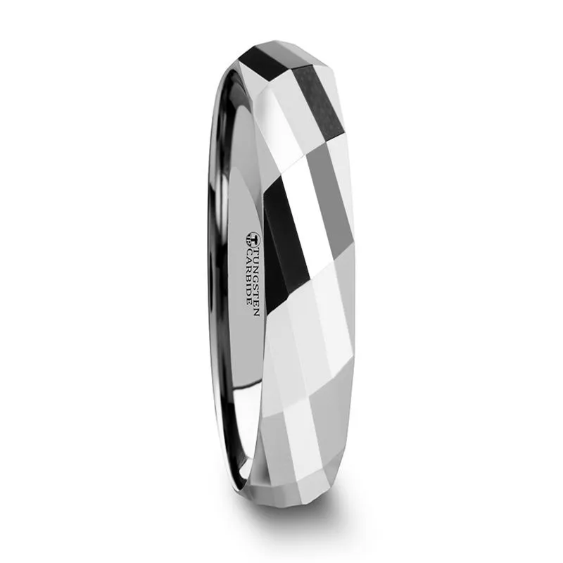 ETERNITY | Tungsten Ring Multi-Faceted