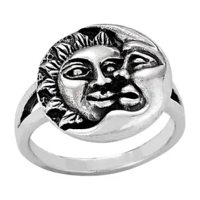 Face to Face Ring in Silver