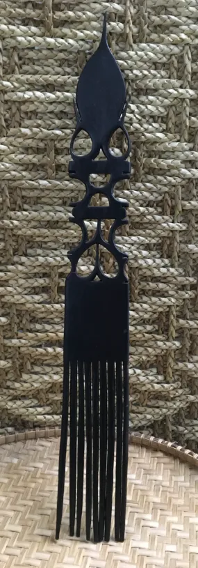 Fair Trade Tanzanian Ebony Swahili Comb