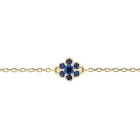 “fleurs”<br>Blue sapphire bracelet<br>ブルーサファイアブレスレット<br>（1334C）