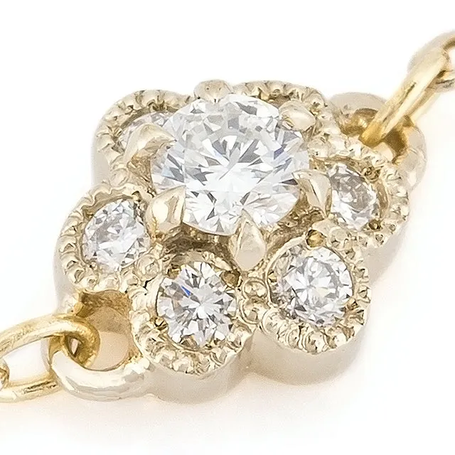 “fleurs”<br>Diamond Bracelet<br>ダイヤモンドブレスレット<br>（1334A）