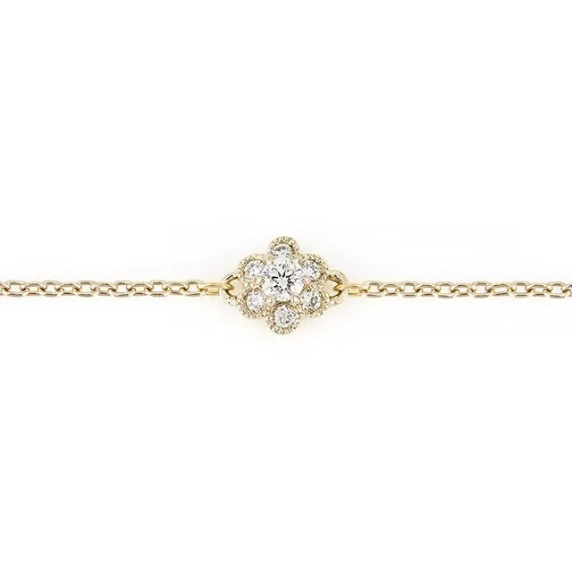 “fleurs”<br>Diamond Bracelet<br>ダイヤモンドブレスレット<br>（1334A）