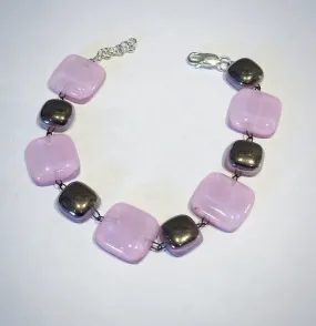 Glass Bracelet 1 (Light Mauve)