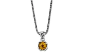 Glow Necklace- Citrine