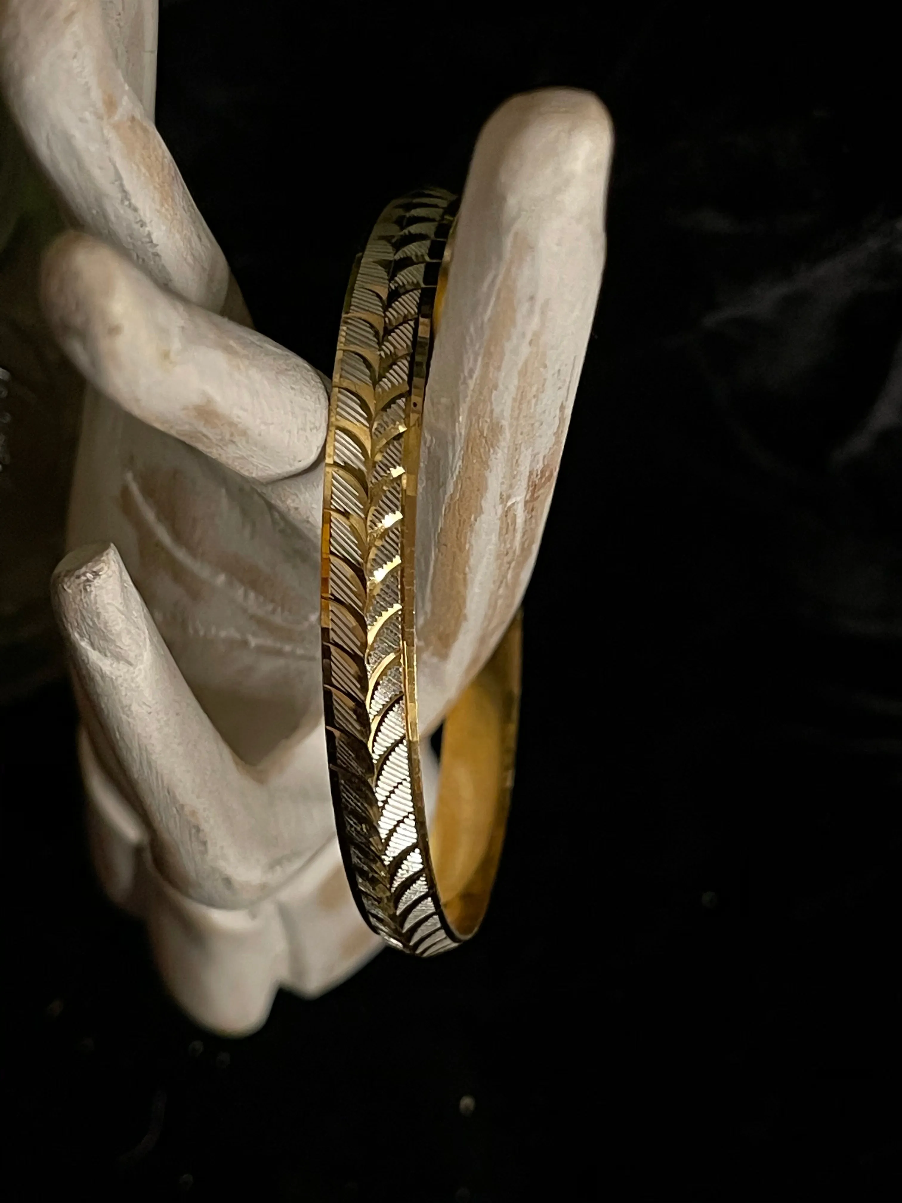 Gold Arrow Bangle