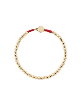 Gold Baby Bead Men's Bracelet