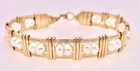 Gold-filled bangle bracelet