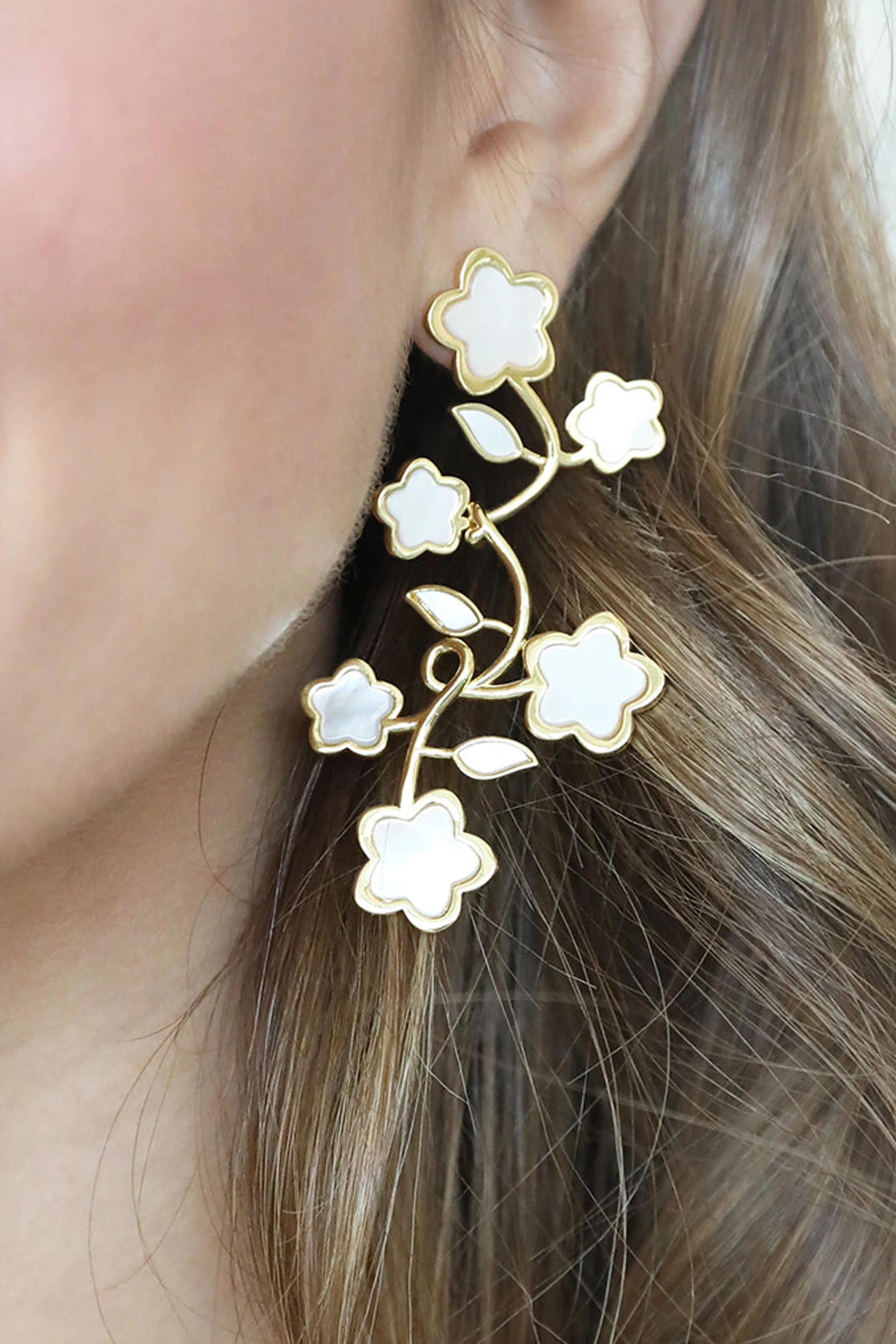 Gold Lilia Earrings