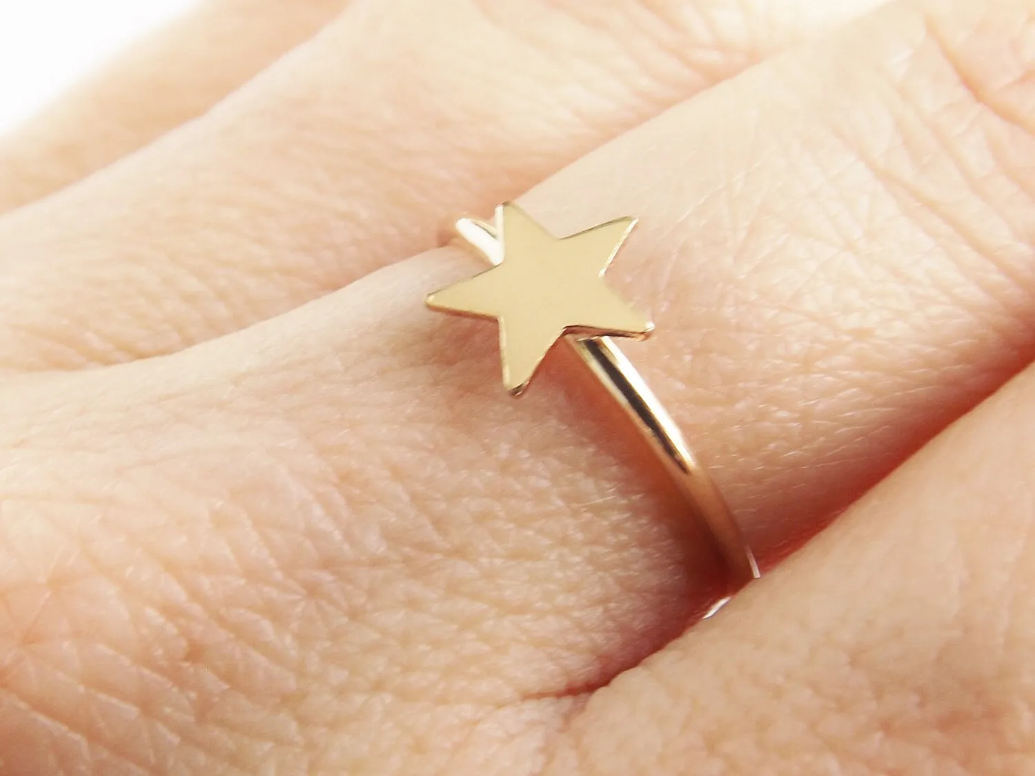 Gold Star Stack Ring,Star Stack Rings,Gold Stack Rings,Gold Filled Stack Ring,Stack Band Rings,Band Ring,Star,Star Ring,Simple,Gold Ring