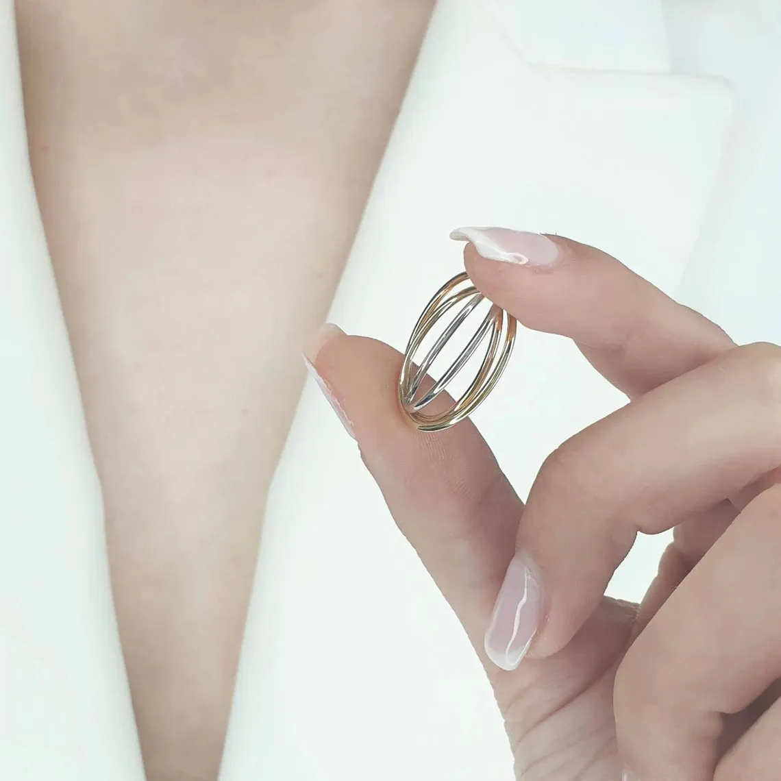 Gold Triple Ring