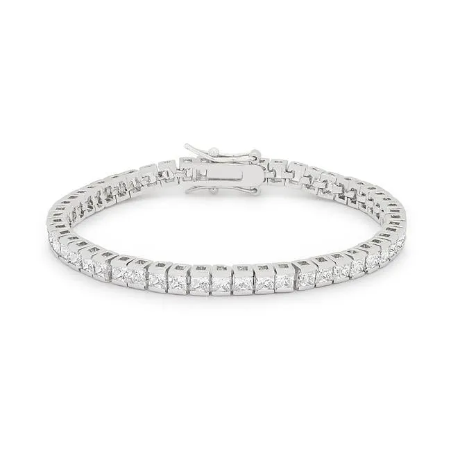 Hana Princess CZ Tennis Bracelet – 7in | 11ct